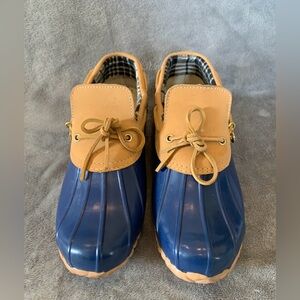 Sporto Blue and Tan Duck Shoes